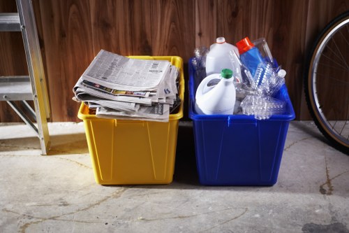 Eco-friendly disposal and recycling during loft clearance